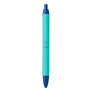 Azul Listras azuis claras É uma caneta personalizada