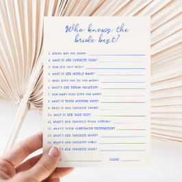 Azul manuscrito Quem conhece o melhor cartão da no