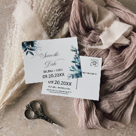 Azul-Marinho Celestial Guarde o Cartão de Data