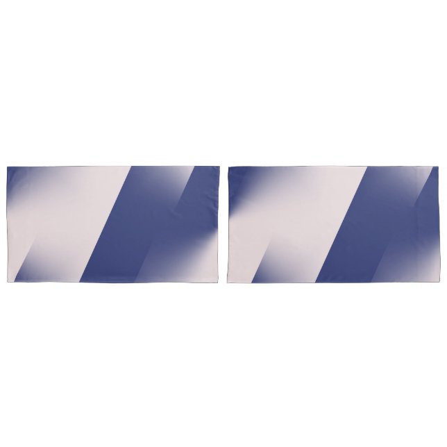 Azul Marinho e Rosa Diagonal Color Block Ombre (Frente - conjunto)