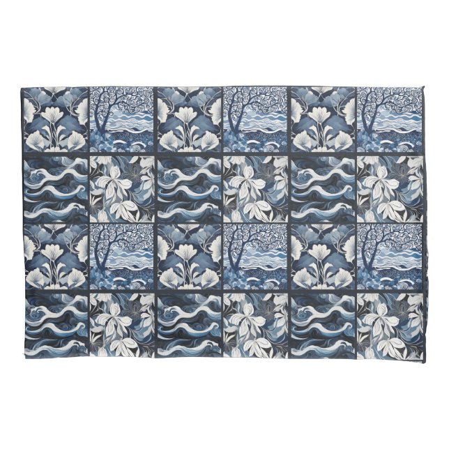 Azul Marinho moderno (Frente-Esquerda)