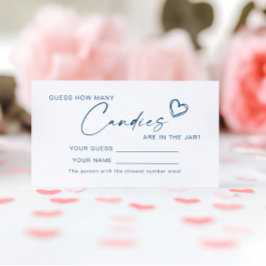 Azul Moderno Quantos Cartões de Jogo de Chá Canais