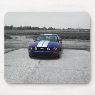 Azul Mousepad do carro do músculo
