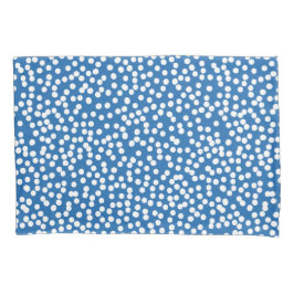 Azul Nebulas com capas travesseiros de Pontos Bran