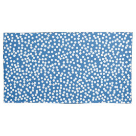 Azul Nebulas com Pontos Brancos de Neve