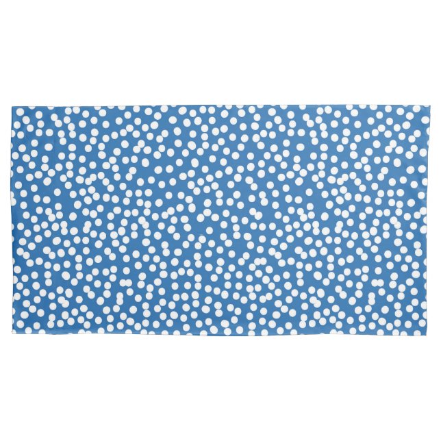 Azul Nebulas com Pontos Brancos de Neve (Frente)