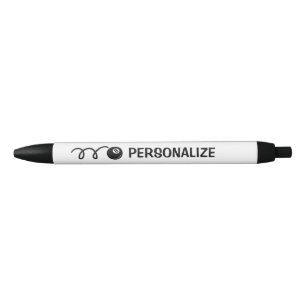 Azul Nome personalizado, caneta de logotipo desportivo 
