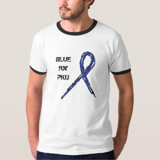 AZUL PARA O T-SHIRT DE PKU