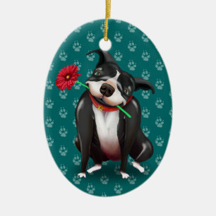 Azul personalizado dos enfeites de natal de