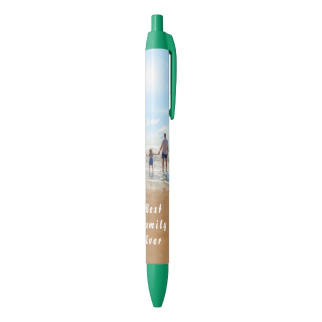 Azul Personalizar Texto Personalizado da Caneta de Foto (parte de inferior (Vertical))