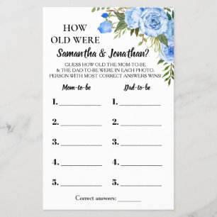 Azul Quantos anos eles tinham o cartão de jogo bi