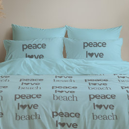 Azul Reversível Paz Amor Praia | Decoração de Cost