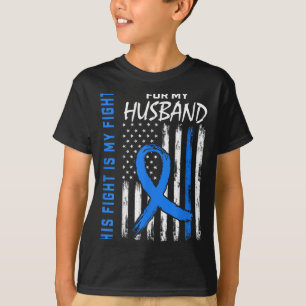 Azul Sua Luta É Minha Camisa De Consciência Da Dia