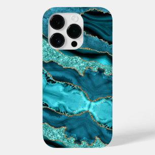 Azul Teal, Dourada, Largura Aqua, capas de iphone