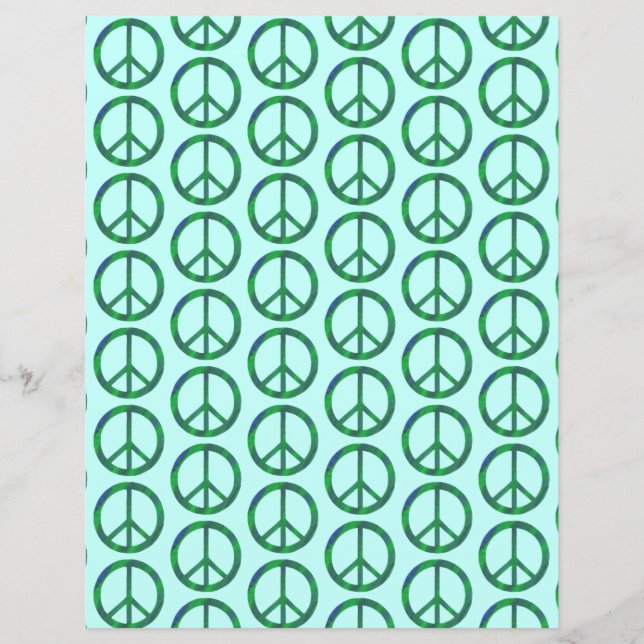 Azul Verde Mistura Sinais De Paz, Livro (Frente)