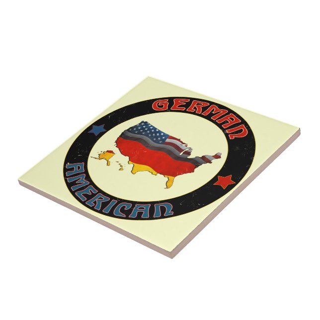 Azulejo alemão American Flags (Lateral)