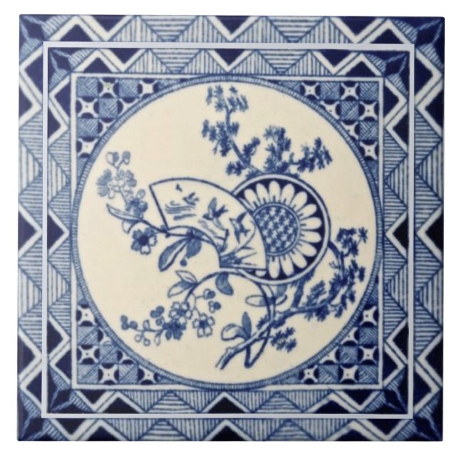 Azulejo Anglo-Japonês Repro (Frente)