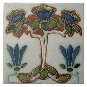 Azulejo art nouveau estilo lareira decorativa