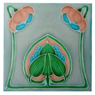 Azulejo art nouveau estilo lareira decorativa