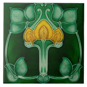 Azulejo art nouveau estilo lareira decorativa
