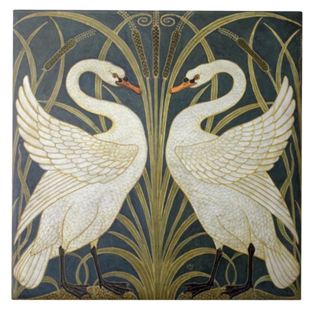 Azulejo art nouveau estilo lareira decorativa (Frente)