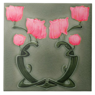 Azulejo art nouveau estilo lareira decorativa