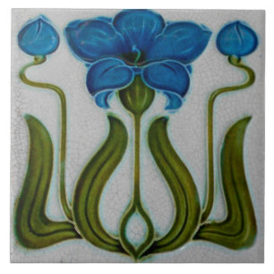 Azulejo art nouveau estilo lareira decorativa