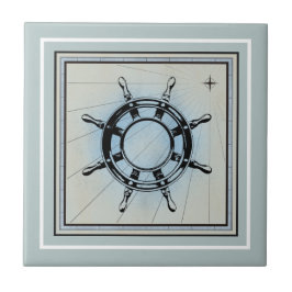 Azulejo Azul Cerâmico Curso Náutico