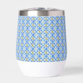 Azulejo Azul Limão Amarelo 