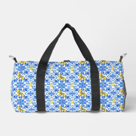 Azulejo Azul Limão Amarelo 