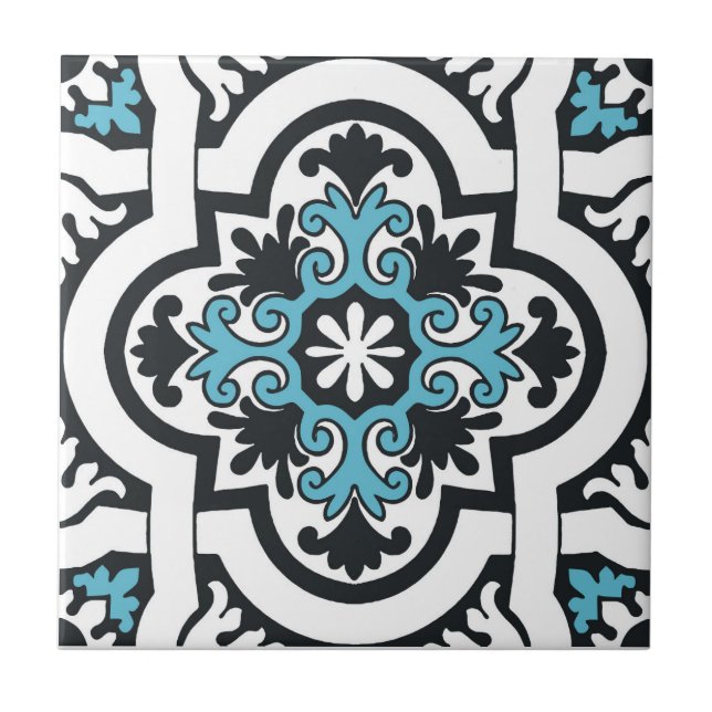 Azulejo azul português (Frente)