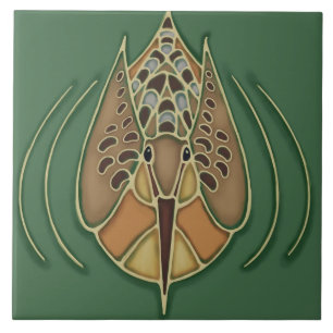 Azulejo Azulejo art nouveau estilo fogo decorativo