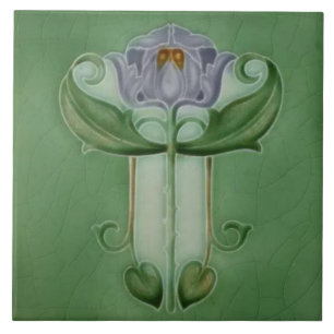 Azulejo Azulejo art nouveau estilo fogo decorativo