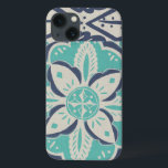 Azulejo Batik Azul IV<br><div class="desc">Floral</div>