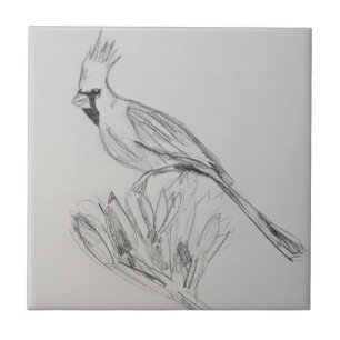 Azulejo Cardinal Cerâmico Pequeno (10,8 cm x 10,8 