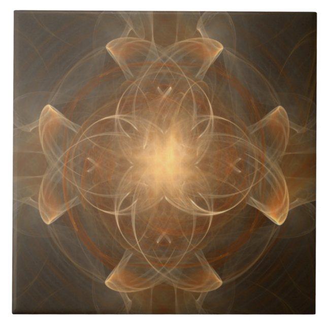 Azulejo Céltico de Padrões Célticos de Ouro (Frente)