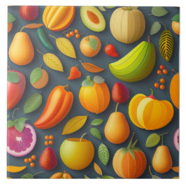 Azulejo cerâmica fruta Design