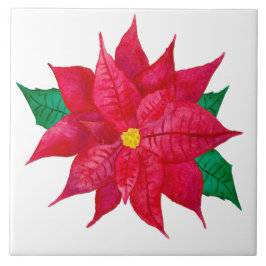 Azulejo Cerâmica Red Poinsettia