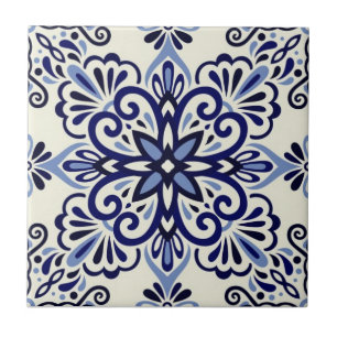 Azulejo cerâmico - Azulejo Azulejo branco azul/esb