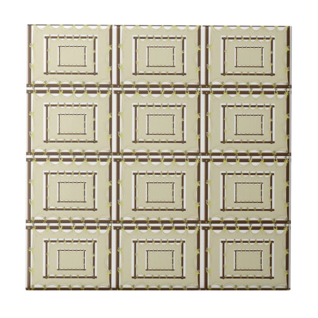 Azulejo cerâmico Beige Brown (Frente)