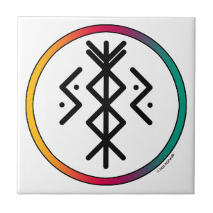 Azulejo cerâmico Bindrunity de sucesso e prosperid