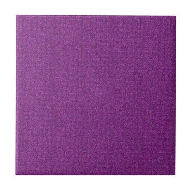Azulejo cerâmico com shimmer roxo (Frente)
