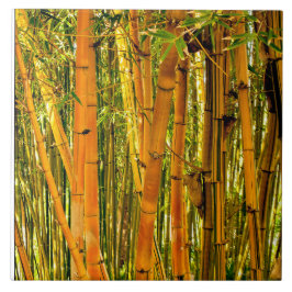 Azulejo cerâmico de bambu da arte 6 x 6