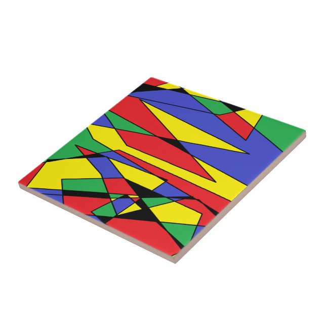 Azulejo Cerâmico de Cor de Arte (Lateral)