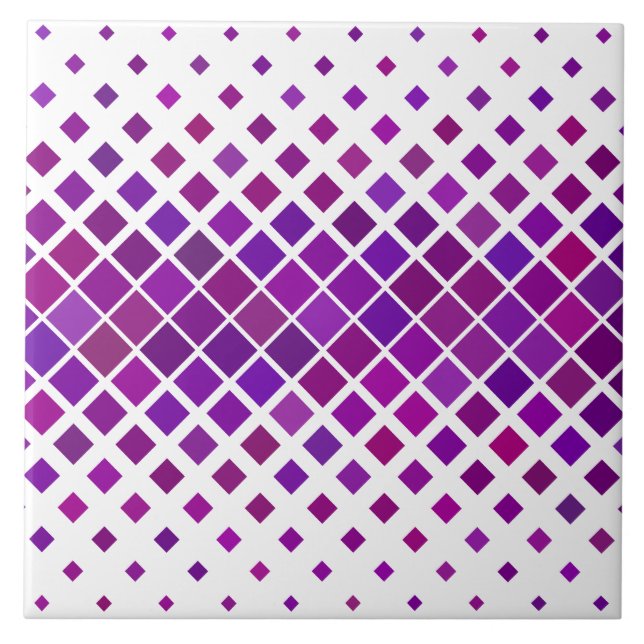 azulejo cerâmico de diamantes roxos (Frente)