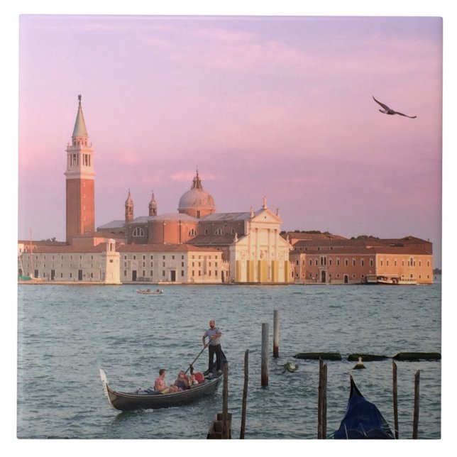 Azulejo cerâmico de Veneza (Frente)