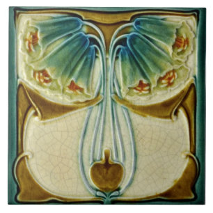 Azulejo Cerâmico Decorativo Repro Marsden Art Nouv