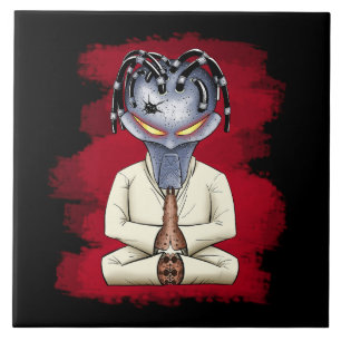 Azulejo Cerâmico do Namaste Predator