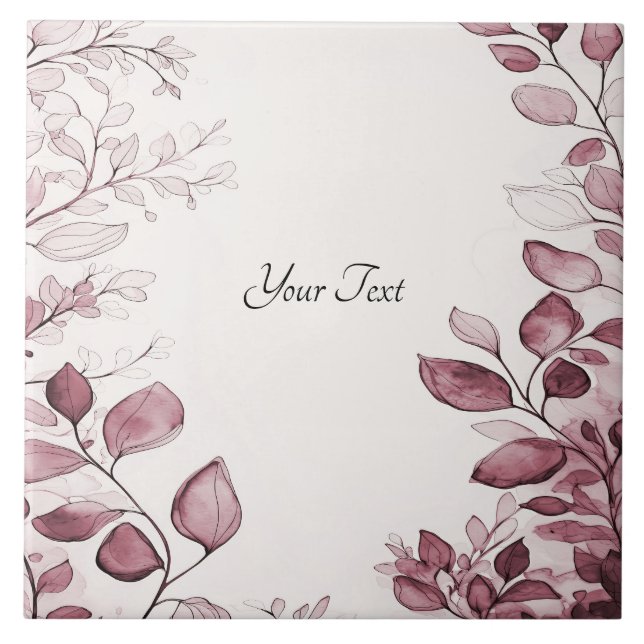 Azulejo cerâmico do Red Moderno (Frente)