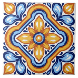 Azulejo cerâmico - Estilo italiano Mediterrâneo